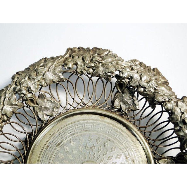 Art Nouveau Fruit Basket from Norblin, Poland, 1900s For Sale - Image 14 of 18