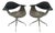 1950s George Nelson for Herman Miller Swag Leg Daf Chairs - A Pair For Sale