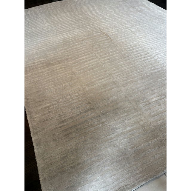 Ivory Arhaus Artim Hand-Knotted Rug – 8x10 Ivory For Sale - Image 8 of 16