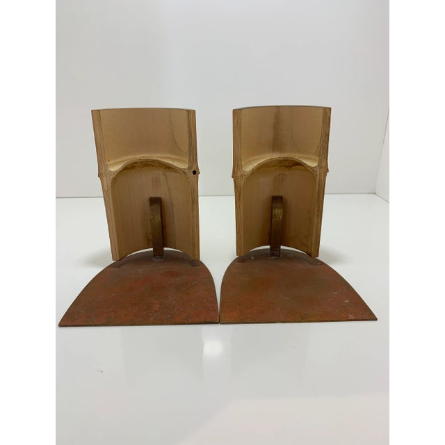 Carl Auböck Carl Aubock Bamboo Bookends - A Pair For Sale - Image 4 of 9