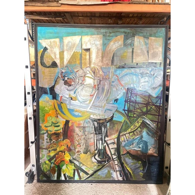 Contemporary Kazuo Yamada, Untitled (Study), Oil on Canvas Painting, 2015 For Sale - Image 3 of 13