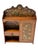 Aesthetic Movement Wall Cabinet with Hand-Painted Floral in Walnut, 1890s For Sale - Image 10 of 14