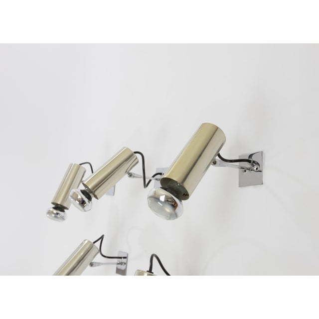 Gino Sarfatti Vintage Model 36 Wall Lamps by Gino Sarfatti for Arteluce, 1950s, Set of 5 For Sale - Image 4 of 8