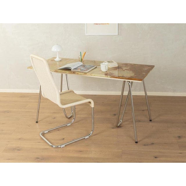 Vintage Onyx Marble Desk, Germany For Sale - Image 9 of 9