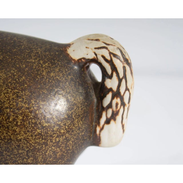 Brown Stig Lindberg Gustavsberg Brown Ceramic Horse For Sale - Image 8 of 10