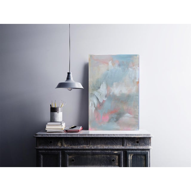 "Clouds" by Trixie Pitts Abstract Expressionist Oil Painting For Sale - Image 10 of 11