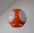 Space Age Orange Ufo Ceiling Lamp attributed to Luigi Colani For Sale - Image 3 of 4