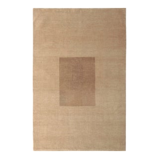 Bauhaus Style Rug Beige Brown Mid-Century Modern by Rug & Kilim, 12x15 For Sale