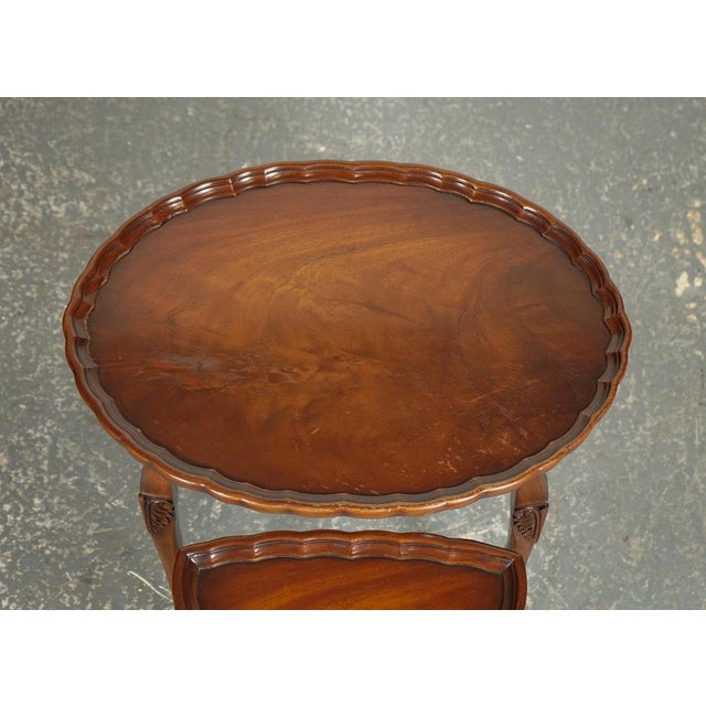 Vintage Nest of Tables with Pie Crust Top from Bevan Funnel For Sale - Image 11 of 16