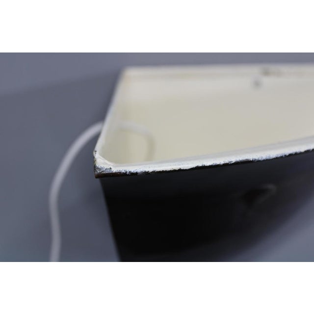 Copper Art Deco Corner Wall Sconces in Patinated Copper, 1930s, Set of 2 For Sale - Image 8 of 12