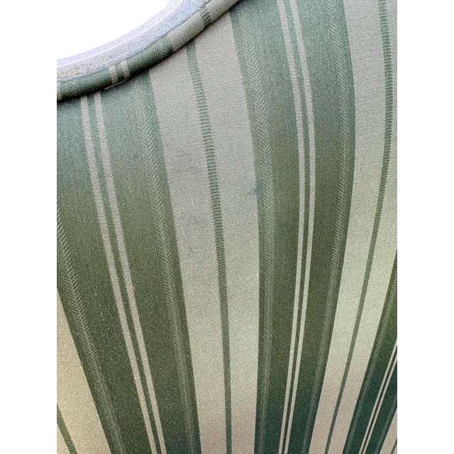 Late 20th Century Louis XVI Style Carved Wood Bergère Chair For Sale - Image 9 of 11