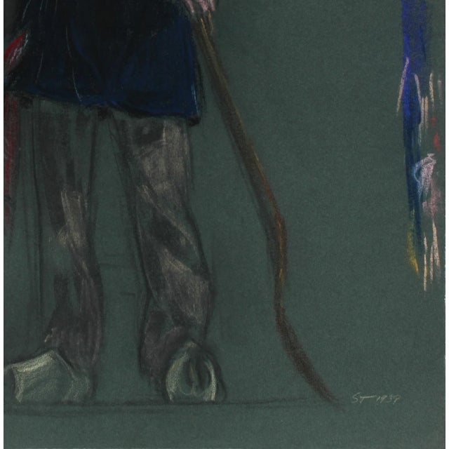 This 1939 pastel on blue paper portrait is by Santa Fe artist Seymour Tubis (1919-1993). Tubis studied at the Art Students...