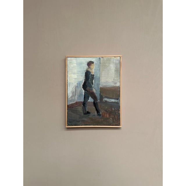 Martin Ljunggren, Dancing Model, 1956, Oil Painting on Canvas, Framed For Sale - Image 6 of 18