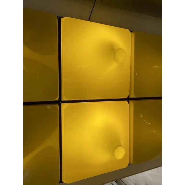 Six of six electrified polycarbonate appliques "Ennio Chiggio" Italy 1960. First production. Each applique measures cm....