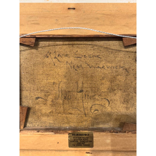 English Antique English Oil on Canvas For Sale - Image 3 of 5