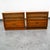 An outstanding pair of oak nightstands / end tables with 2 drawers by Founders. High quality and well made set. A great...
