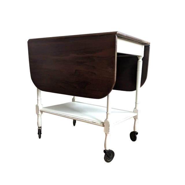 Rustic Farmhouse Drop Leaf Table For Sale In Raleigh - Image 6 of 12