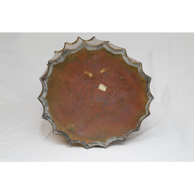 Large Vintage Italian Brass Floor Planter – Egidio Casagrande – Fluted Cachepot – Mid-Century For Sale - Image 15 of 17