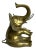 Vintage Brass Elephant For Sale