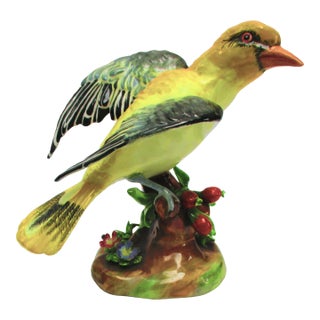 Crown Staffordshire Bird by J T Jones For Sale