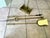 Equestrian Cast Brass Fireplace Tools Horse Head Motif For Sale - Image 14 of 16