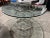 Hollywood Regency Lexington Silver Base Glass Top Dining Table For Sale - Image 3 of 5