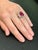 7.5 Carat Oval Rubellite and 1 Carat Diamond 18 Karat Gold Cocktail Ring Estate For Sale - Image 4 of 18