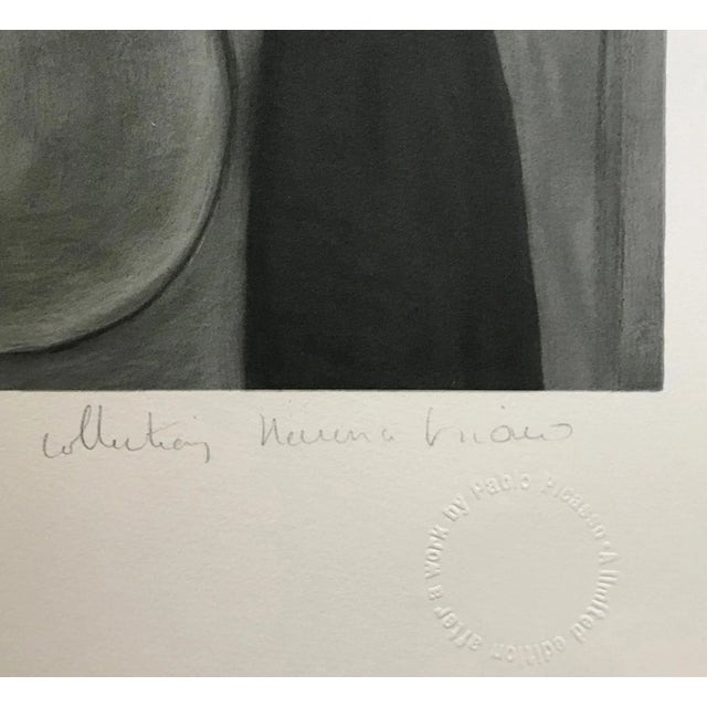 Artist: Pablo Picasso (after) Title: Femme Au Chapeau Gris Medium: Lithograph on Arches paper Sheet size: 28.5 x 21.75...