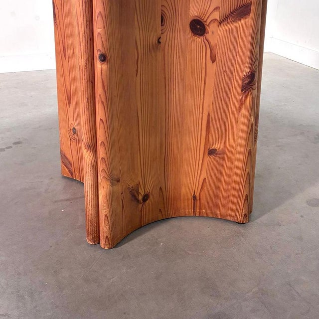 Round / Oval Pine Dining Table from Glostrup, 1970s For Sale - Image 12 of 15