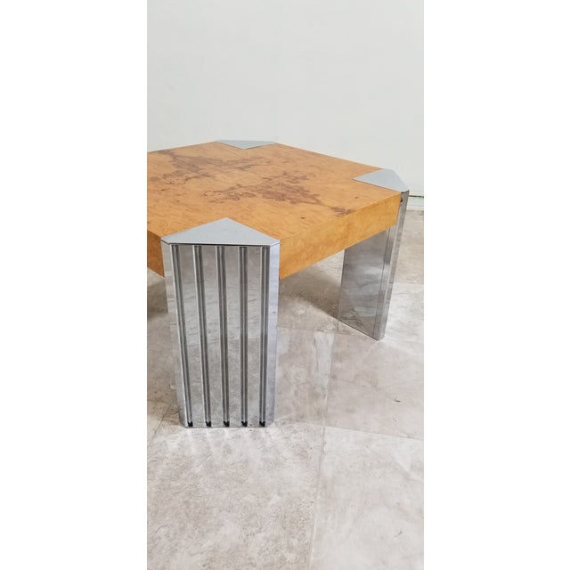 Burl Wood Coffee Table For Sale - Image 10 of 12