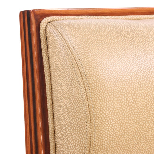 Wood Eight Art Deco Ruhlmann Style Dining Chairs For Sale - Image 7 of 7