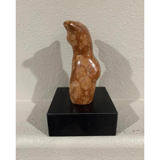 Mid-Century Modern Mid-Century Modern Abstract Marble Female Torso Sculpture (8.25” High) For Sale - Image 3 of 7