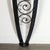 1930s Art Deco Demilune Wrought Iron Spiral Motif & Porto Marble Inset Console Table For Sale - Image 5 of 13