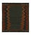 Textile 1980s Vintage Sofreh Kilim Rug in Blue and Brown With Chevron Tribal Patterns For Sale - Image 7 of 7
