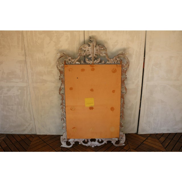 Vintage La Barge Italian Rococo Style Carved Wall Mirror, Circa 1970s For Sale - Image 14 of 18