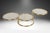 Mid Century Modern Brass Glass Swivel Coffee Table in the Style of Milo Baughman For Sale - Image 10 of 11