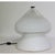 Mid 20th Century Mid-Century Modern Venini Table Lamp White, Clear, Red Cap For Sale - Image 5 of 13