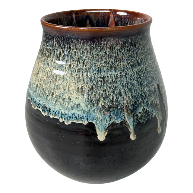 Japanese Ikebana Flower Vase Koishiwara-Yaki, 1970s For Sale