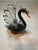 Vintage Signed Murano Black Swan Art Hand Blown Glass Sculpture Figurine For Sale - Image 14 of 14