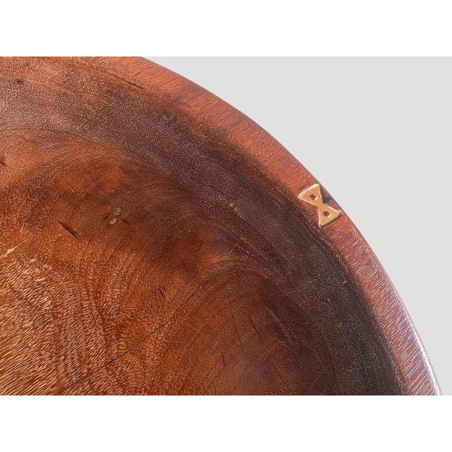 Andrianna Shamaris Mid Century Couture Side Table For Sale - Image 4 of 6