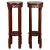 Antique Chinese Carved Round Stands with Painted Floral and Bird Décor - A Pair For Sale - Image 13 of 13