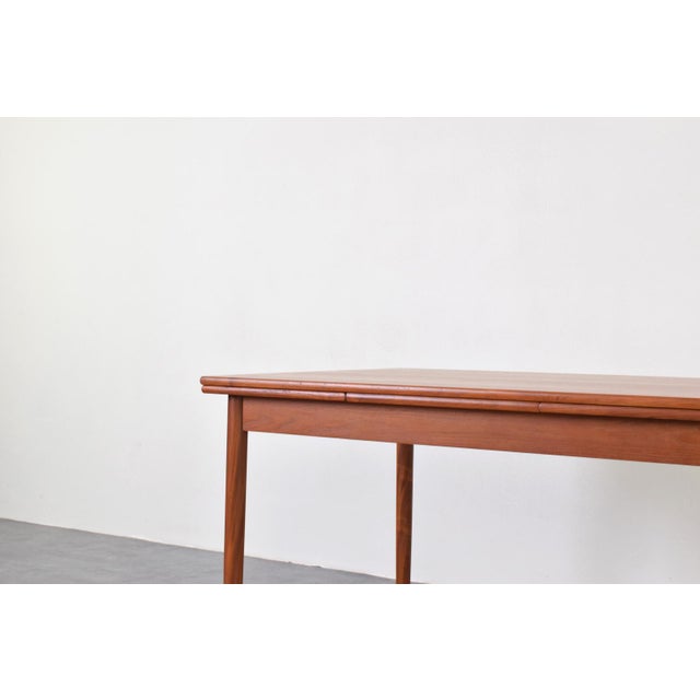Mid-Century Modern Danish Extendable Dining Table in Teak, 1960s For Sale - Image 10 of 16