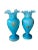 Late 19th Century French Blue Vases - a Pair For Sale