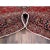 1960 9'10"x13'1" Ketchup Red Hand Knotted Wool Vintage Kishoon Full Pile Oriental Rug For Sale - Image 9 of 12