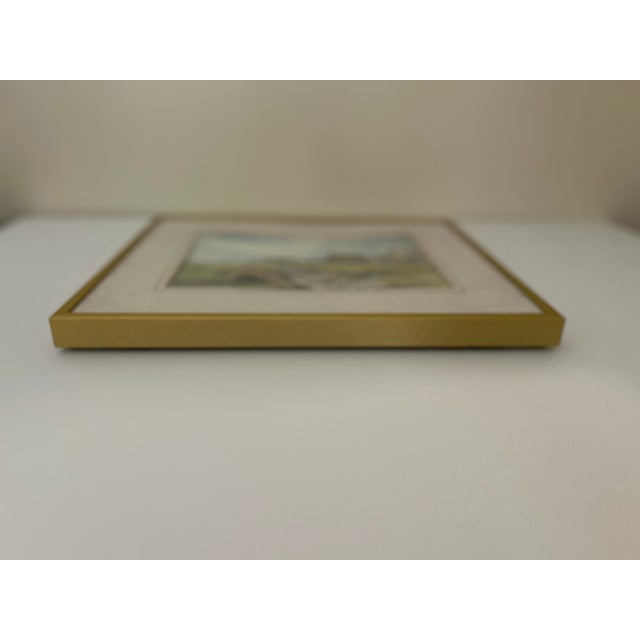 Late 20th Century "Swilcan Bridge, St Andrews” Signed Golf Course Art Print by Paul Kuchno (Attributed) For Sale - Image 4 of 7