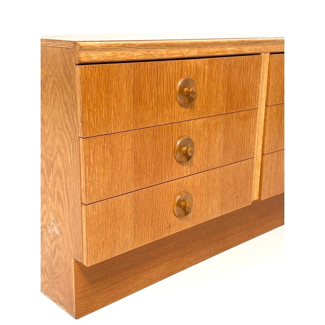Vintage Chest of Drawers in Oak For Sale - Image 11 of 16