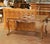 Brown 20th Century French Louis XV Oak Parquetry Refectory Dining Table With Leaves For Sale - Image 8 of 13