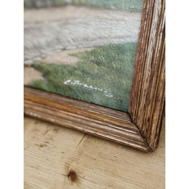 Traditional Antique Original Dutch Oil Painting For Sale - Image 3 of 5
