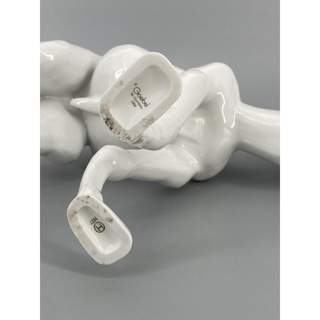 Large Standing Figure of a Dromedary in Porcelain by Goebel, Germany, 1980s For Sale - Image 12 of 14