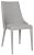Modern 19''H Linen Side Chair, Grey - a Pair For Sale - Image 3 of 6